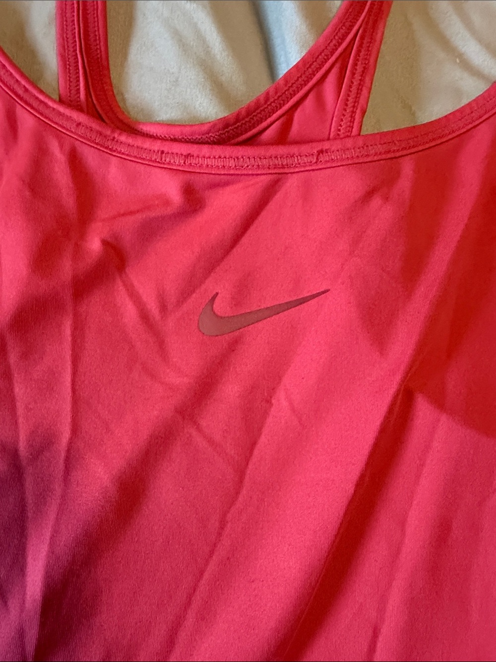 Nike Bright Pink Racerback Training Tank - Picture 2 of 4